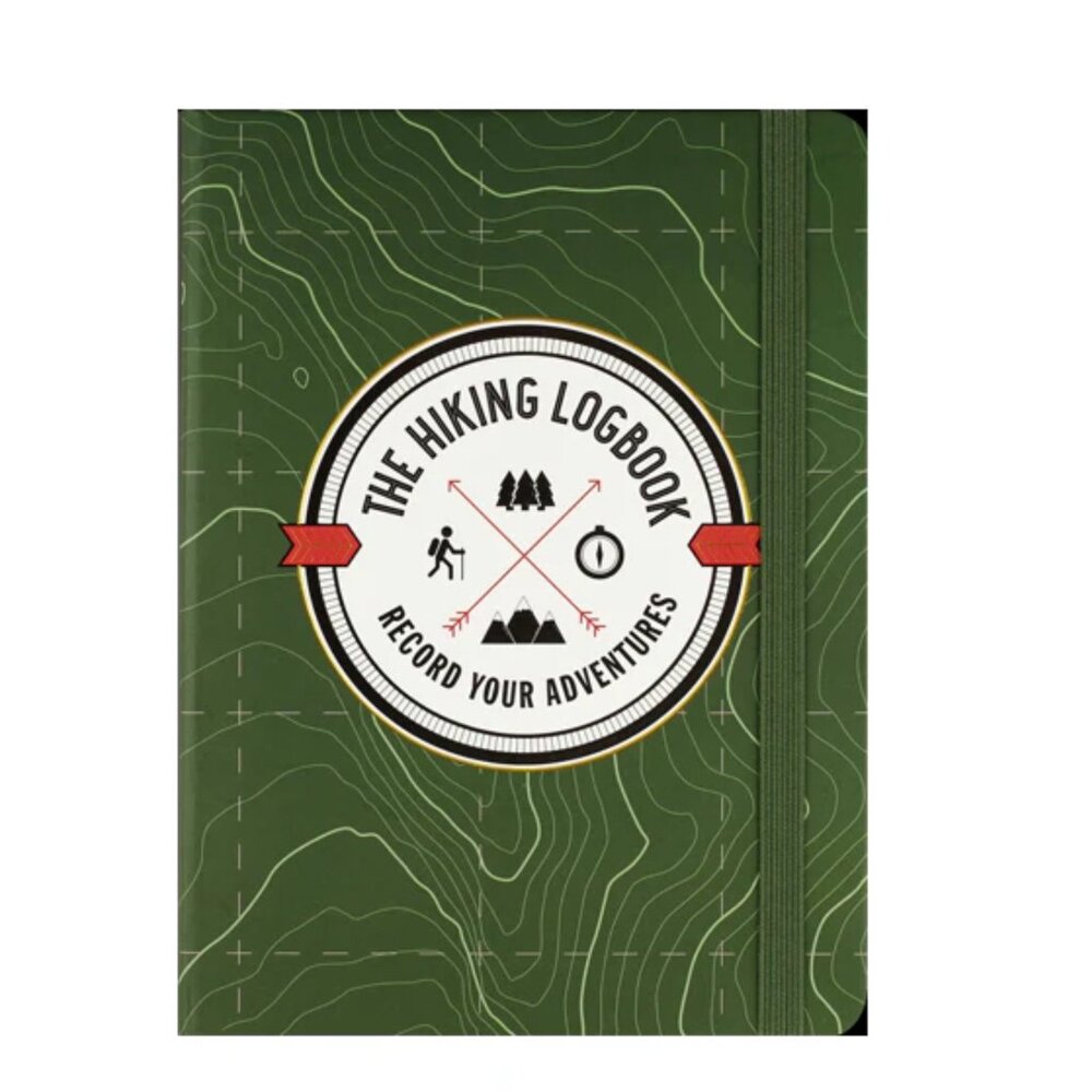 NWT, The Hiking Logbook: Record Your Adventures, Peter Pauper Press, Green